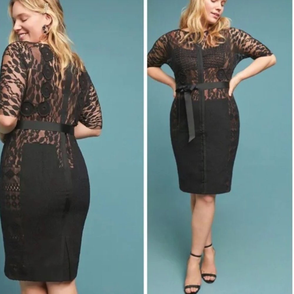 Anthropologie Byron Lars Carissima Sheath Dress - Size 18W - NWT